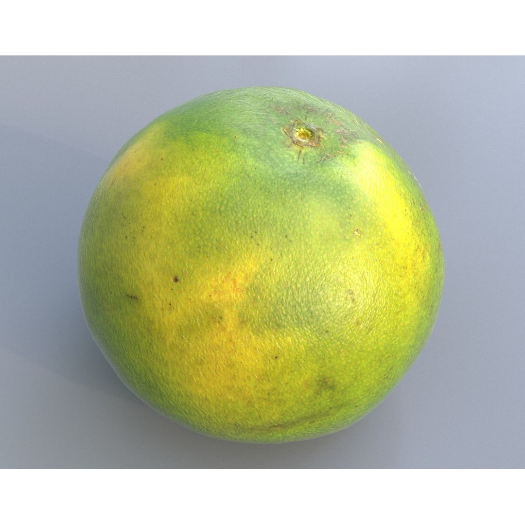 Sweet Lemon 3D Model – Low Poly Photogrammetry Asset, FBX, OBJ - View 8