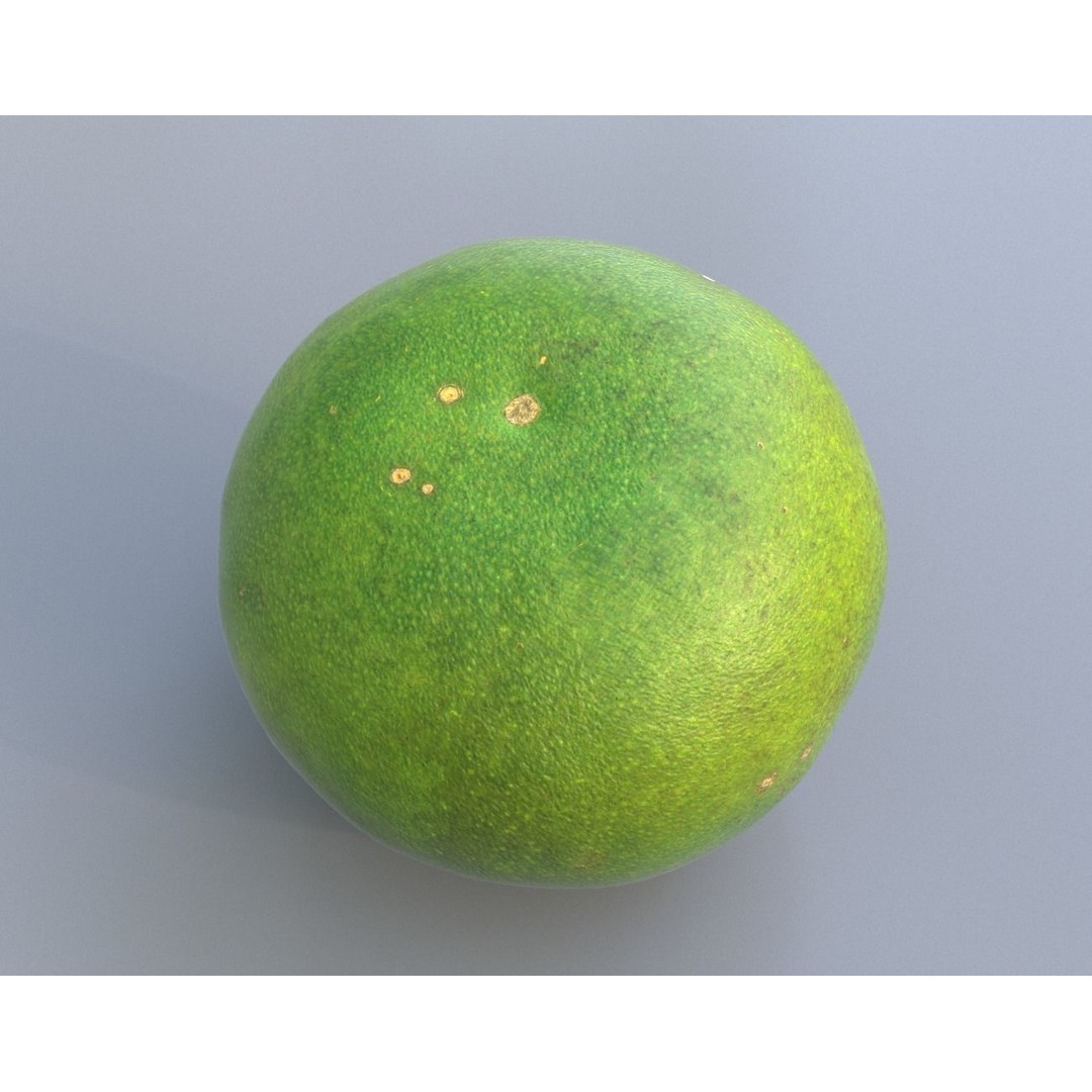 Sweet Lemon 3D Model – Low Poly Photogrammetry Asset, FBX, OBJ - View 9