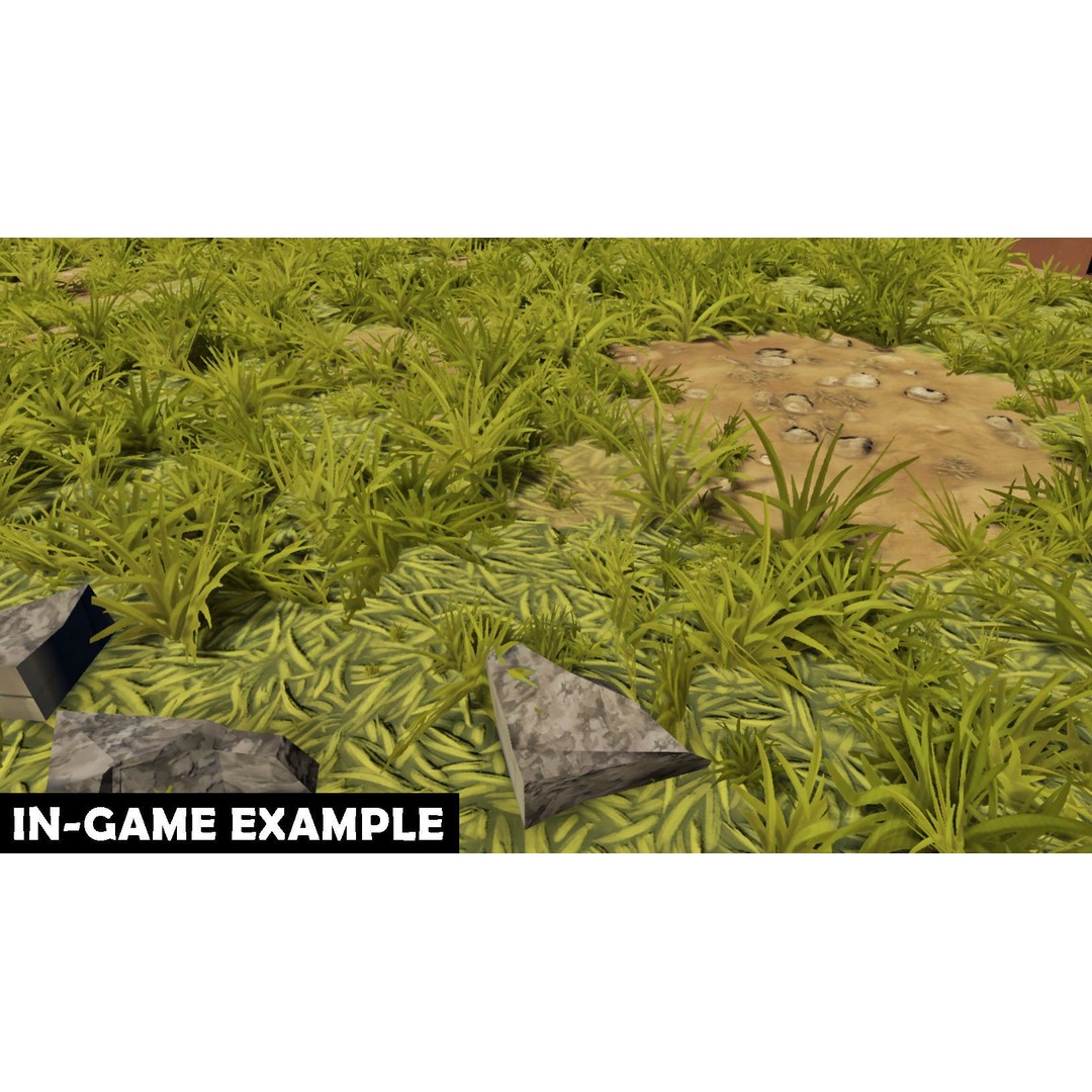 Vegetation 3D Model – Low Poly Game Ready Bundle with PBR Textures