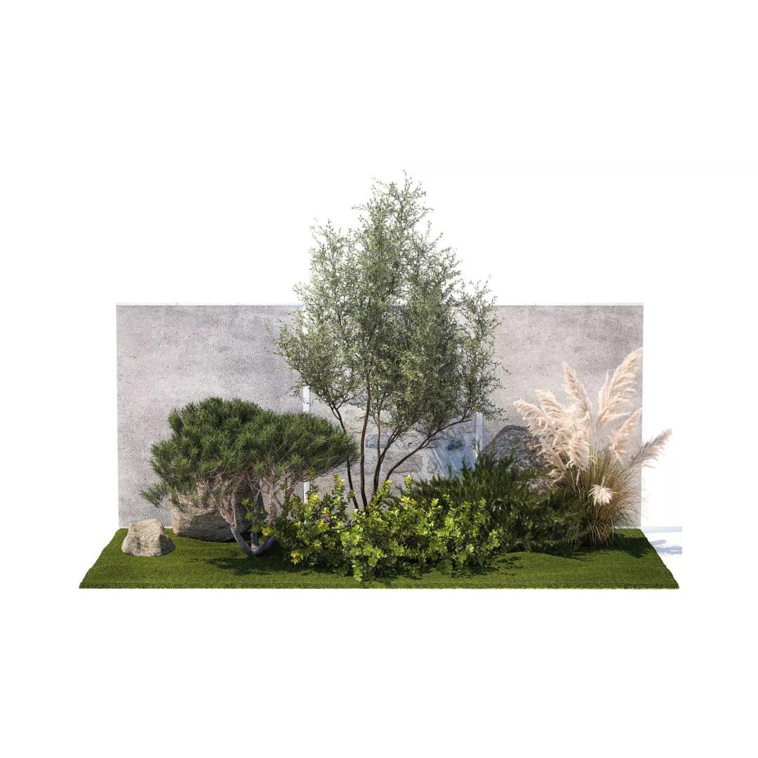 Juniper Topiary 3D Model – Decorative Plant Asset, Game-Ready FBX - View 2