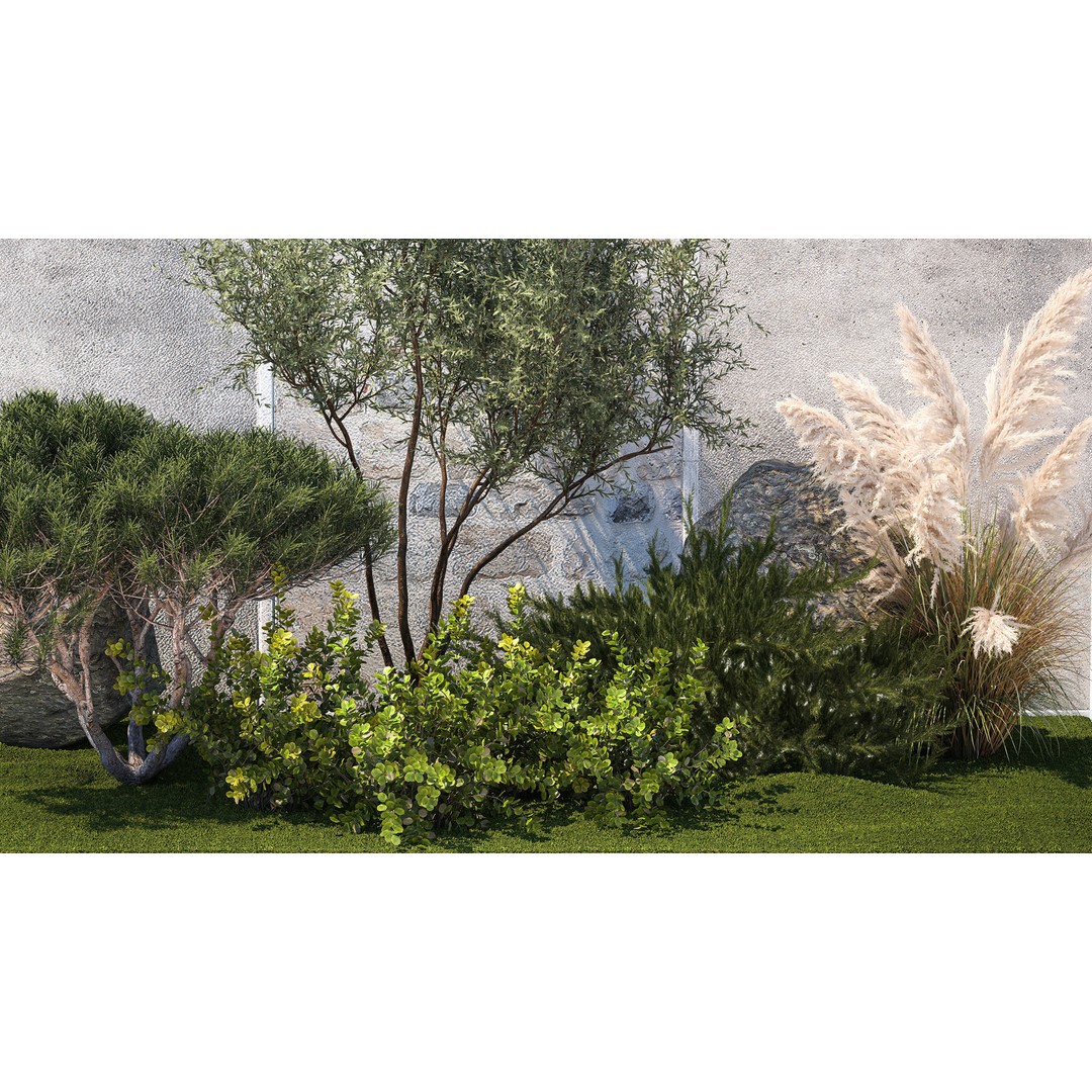 Juniper Topiary 3D Model – Decorative Plant Asset, Game-Ready FBX - View 4