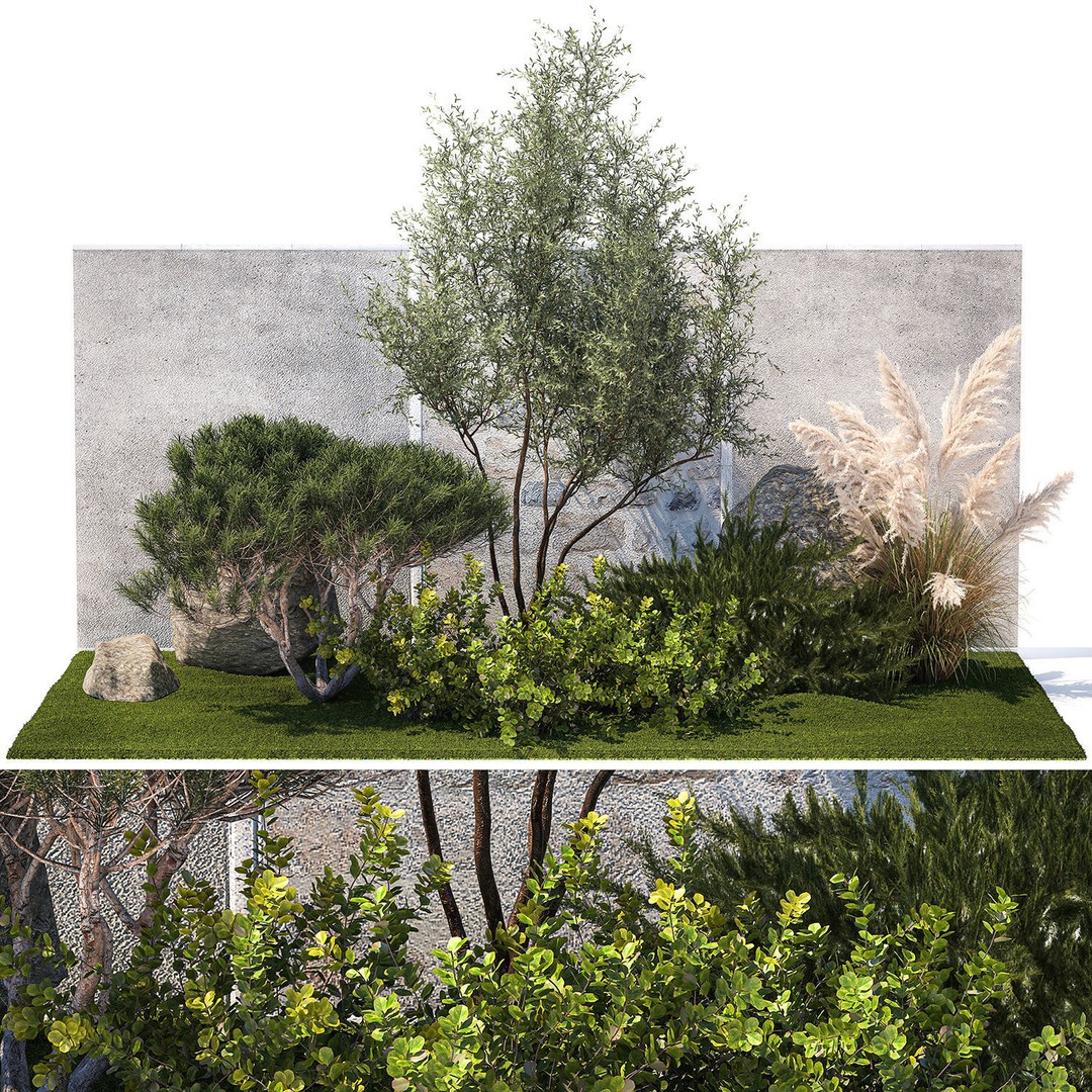 Juniper Topiary 3D Model – Decorative Plant Asset, Game-Ready FBX - View 9