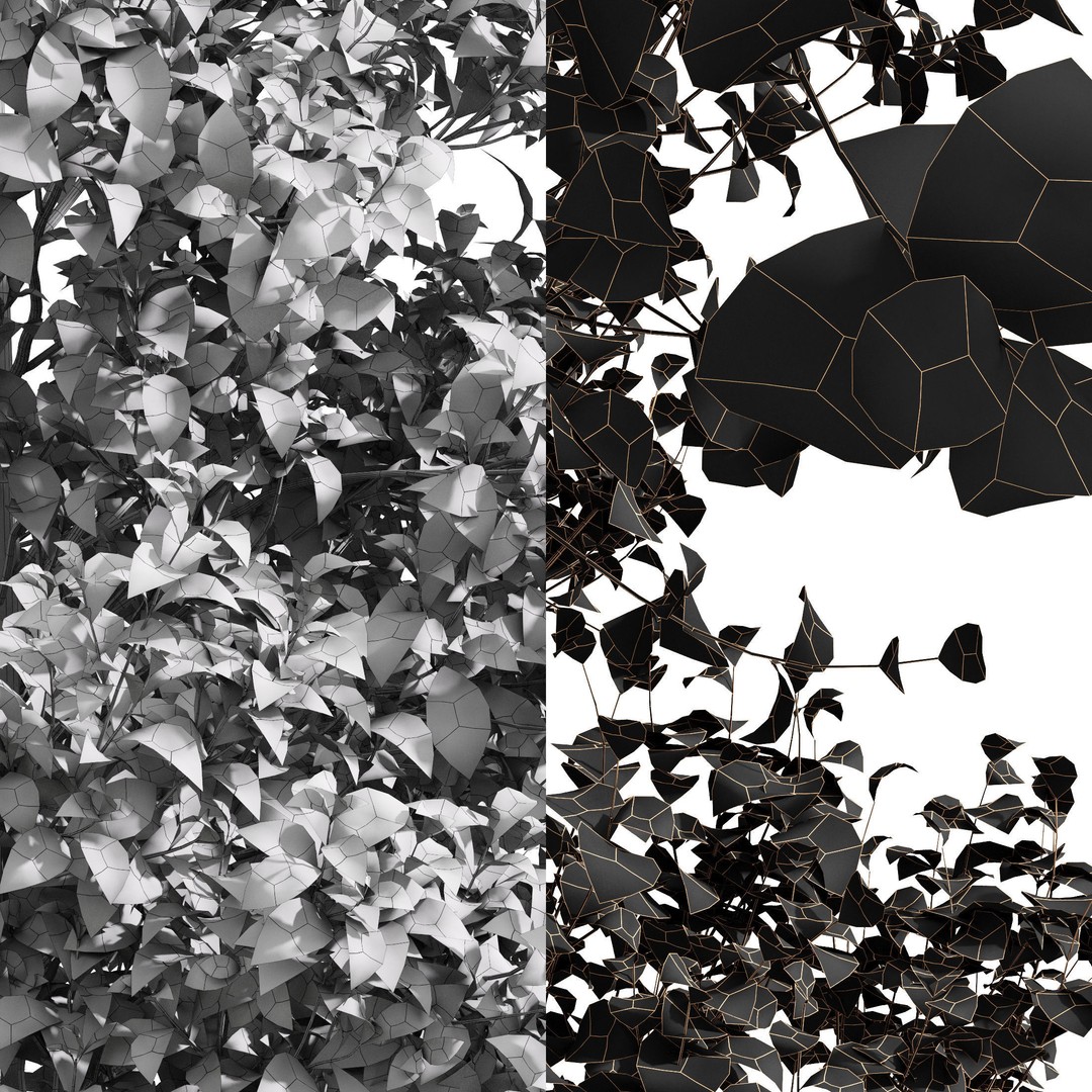 Acer Saccharinum and Buergerianum 3D Model – High Poly PBR Asset, FBX/OBJ - View 8