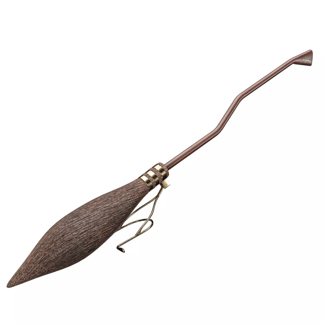 Nimbus 2000 Flying Broom 3D Model – Low Poly PBR Game Asset, FBX - View 12