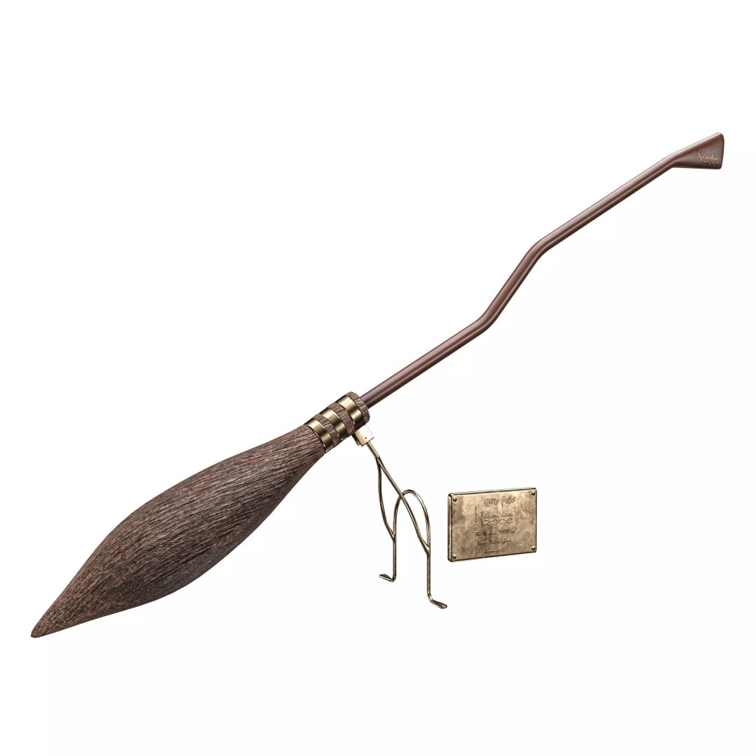 Nimbus 2000 Flying Broom 3D Model – Low Poly PBR Game Asset, FBX - View 15