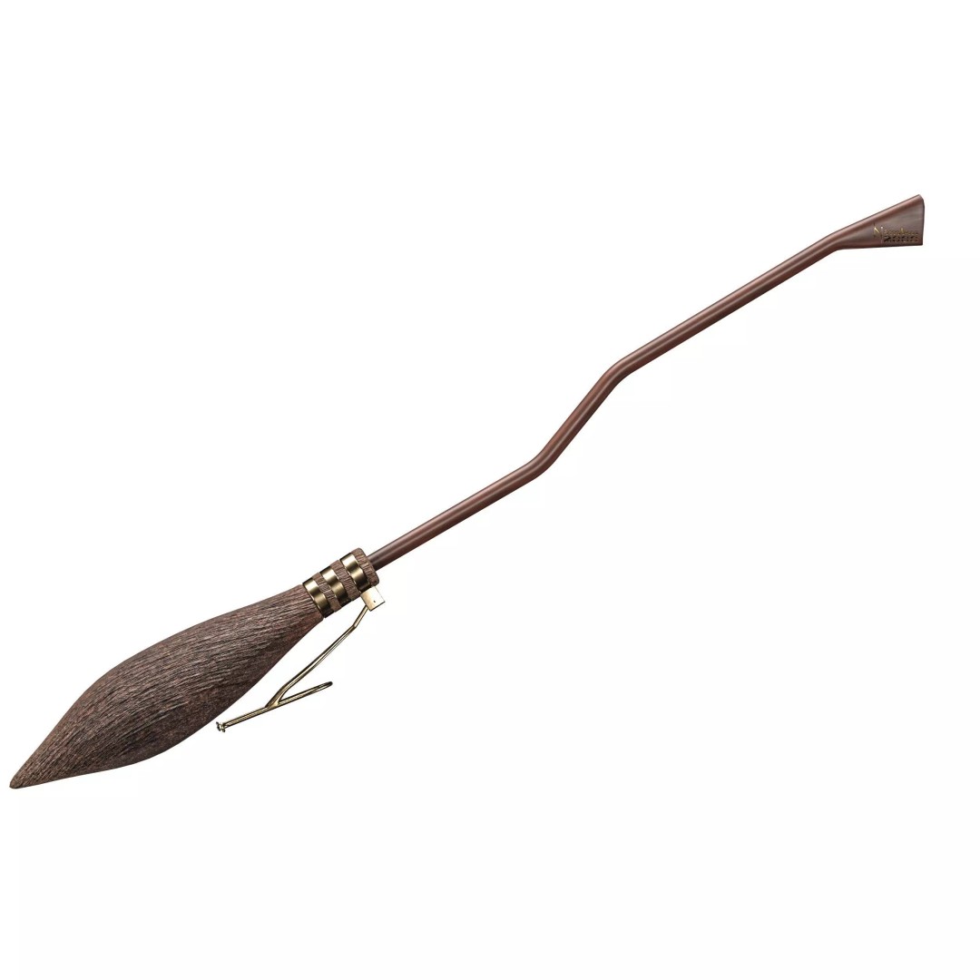 Nimbus 2000 Flying Broom 3D Model – Low Poly PBR Game Asset, FBX - View 19