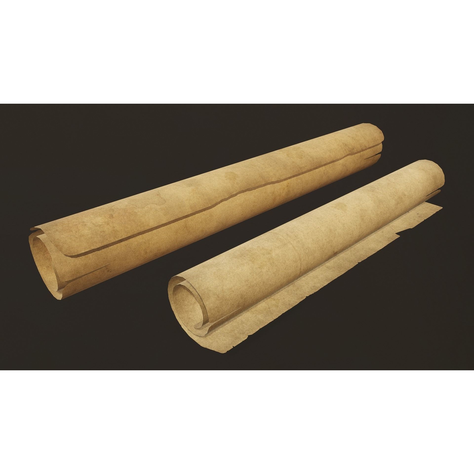 Victorian Props Set - Low-Poly Game-Ready 3D Model - View 6