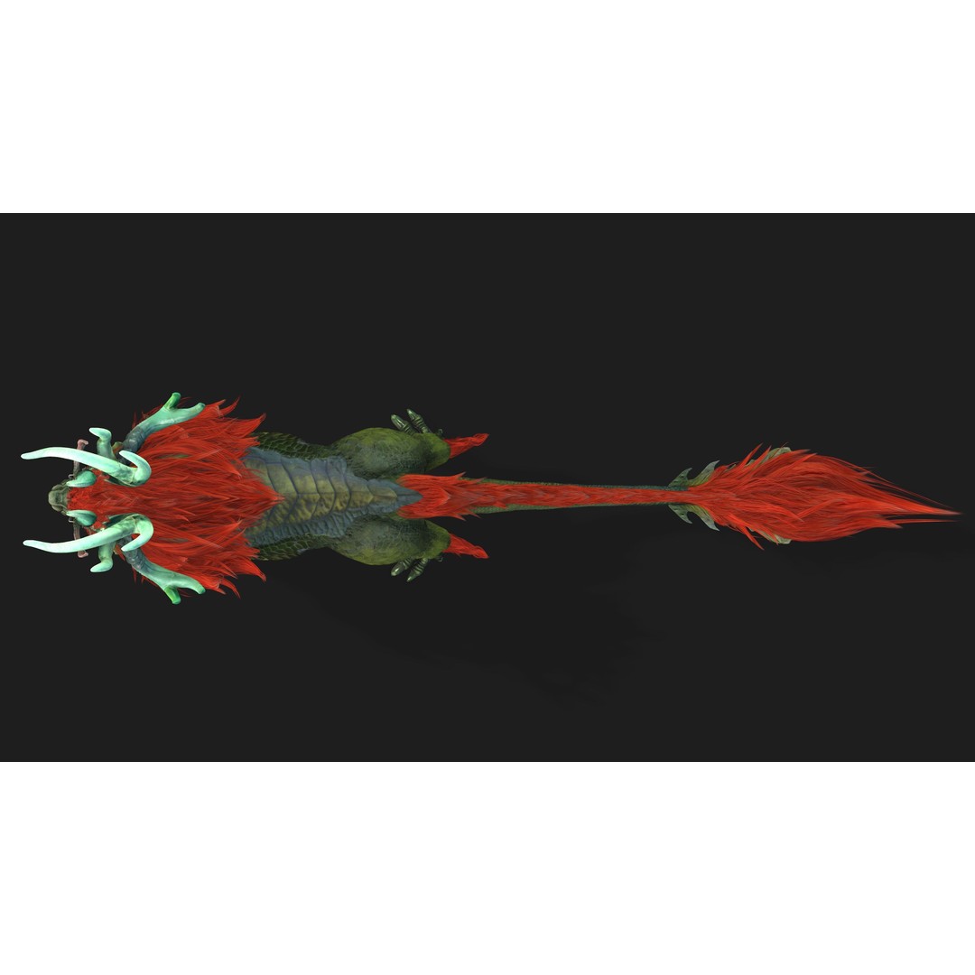 Qilin-C1 3D Model – Rigged Animated Character with PBR Textures, FBX - View 18
