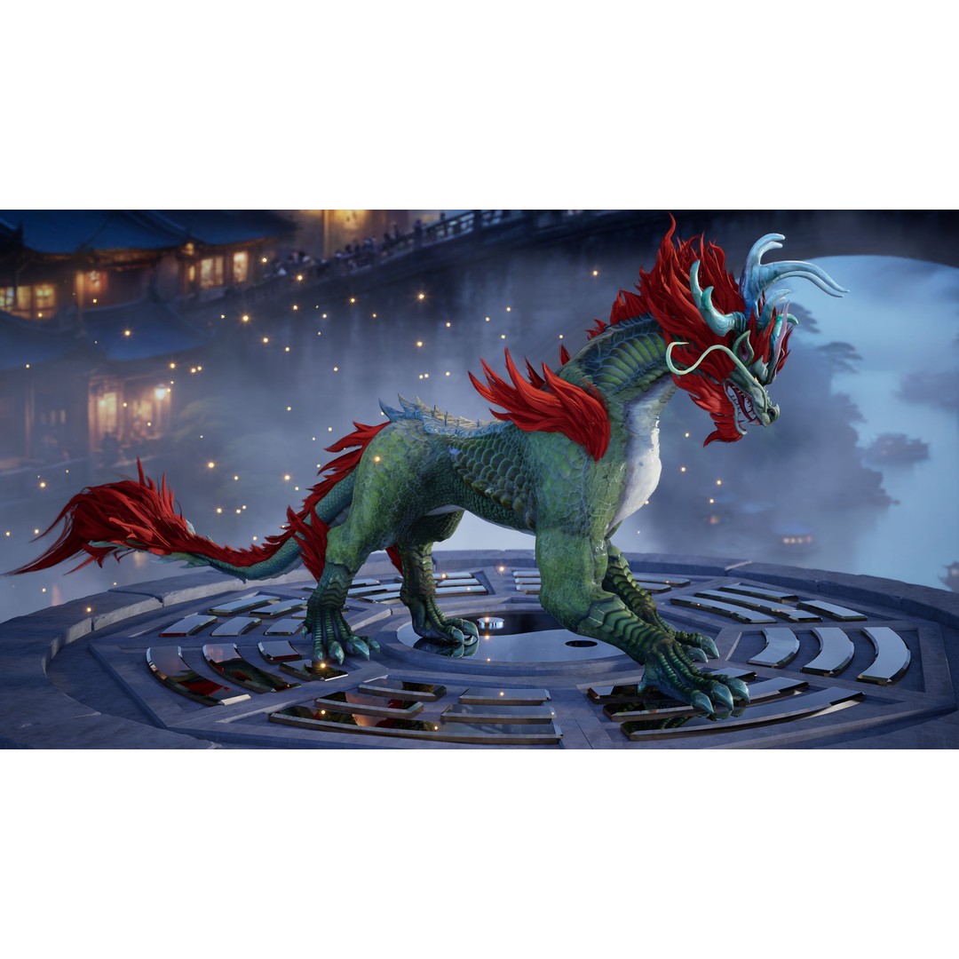 Qilin-C1 3D Model – Rigged Animated Character with PBR Textures, FBX - View 5