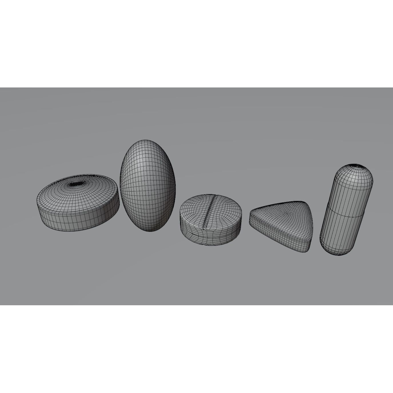 Pills and Tablets Collection - Low-Poly Game-Ready 3D Model