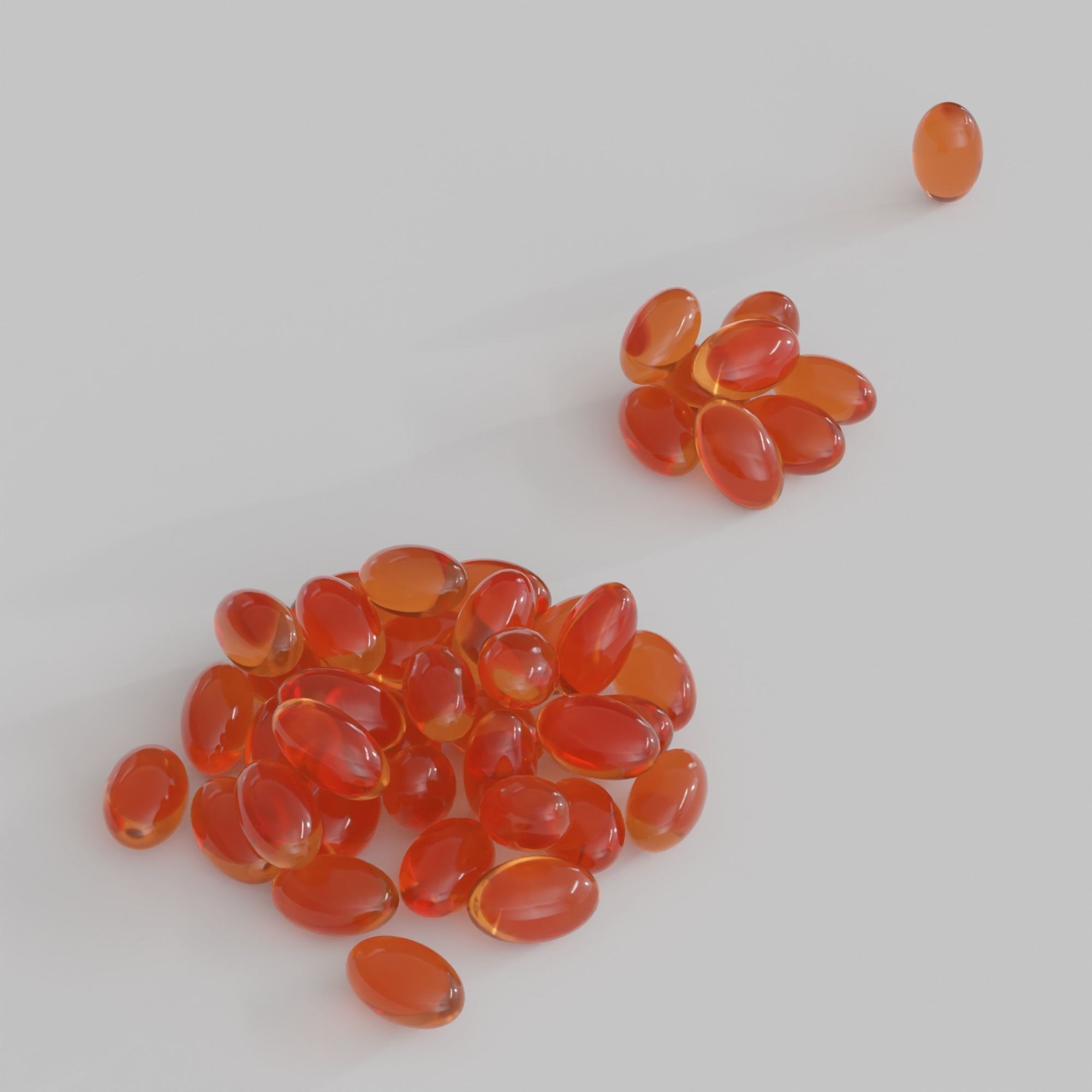 Pills and Tablets Collection - Low-Poly Game-Ready 3D Model - View 10