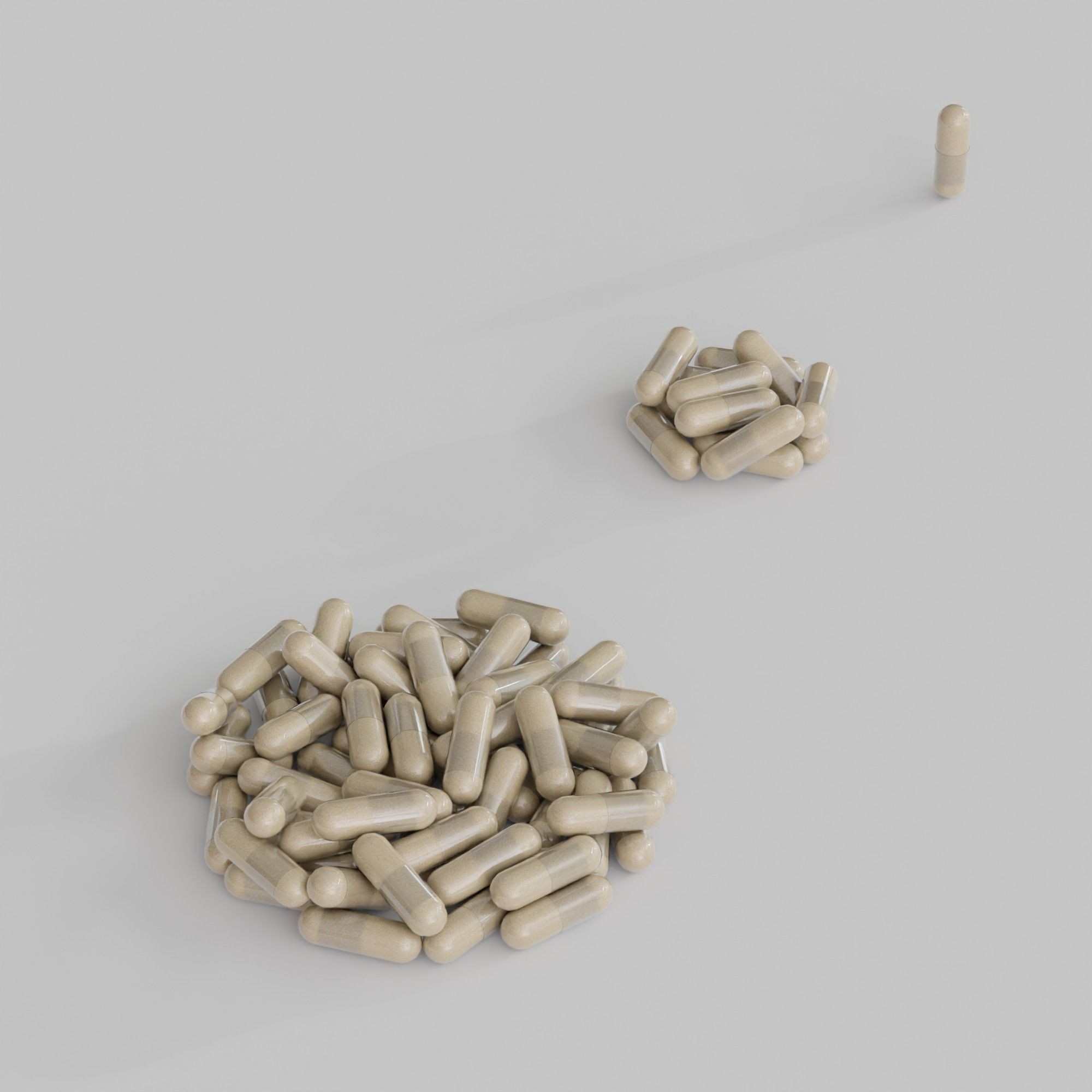 Pills and Tablets Collection - Low-Poly Game-Ready 3D Model - View 13