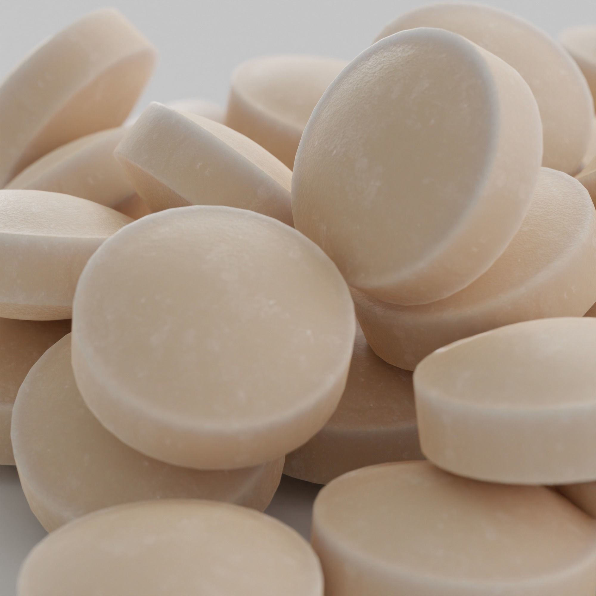 Pills and Tablets Collection - Low-Poly Game-Ready 3D Model - View 4