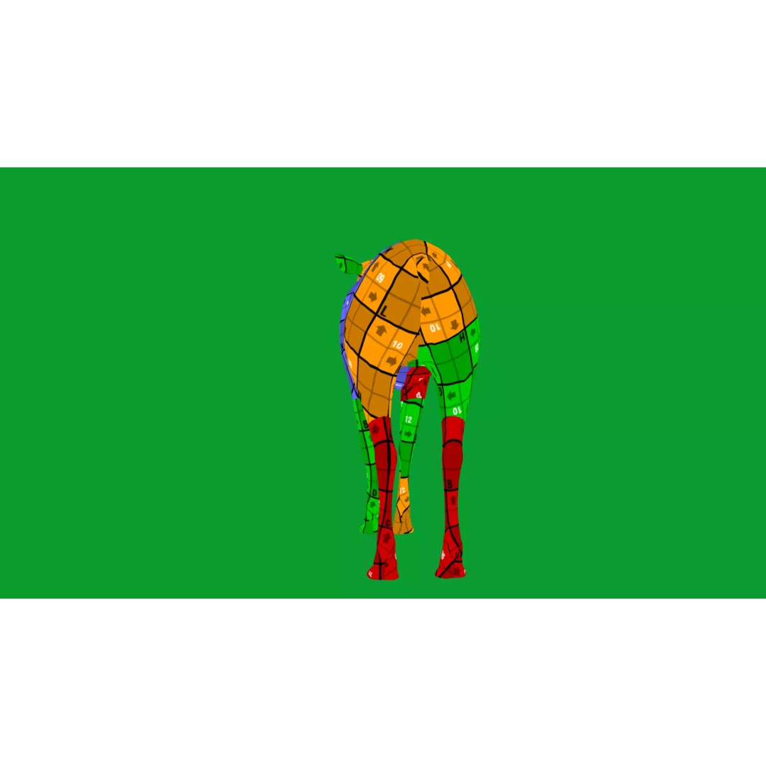 Eurasian Female Moose 3D Model – Low Poly Game Ready Asset, FBX - View 28
