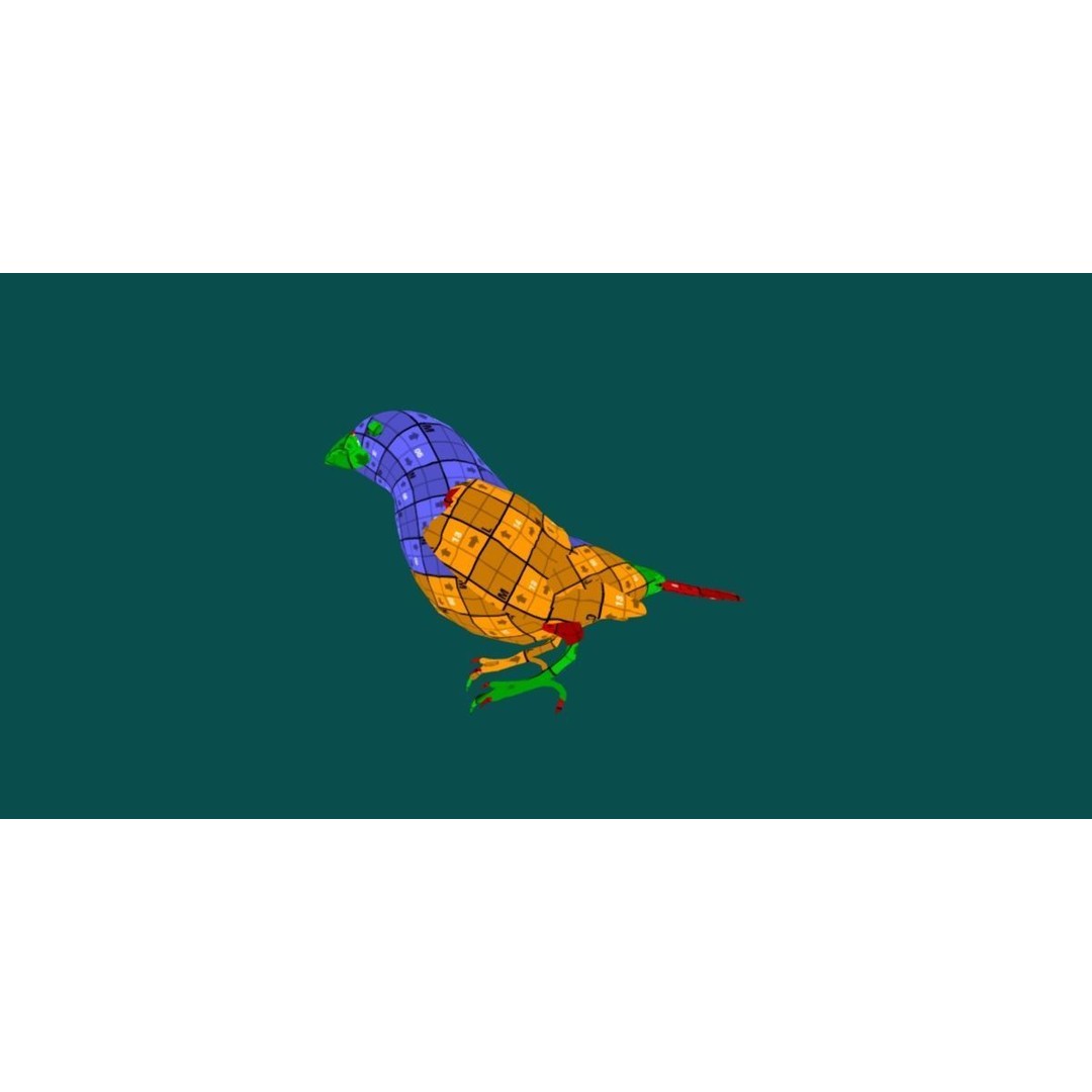 Finches Birds 3D Model – Low Poly Animated PBR Asset, FBX, Unity - View 17