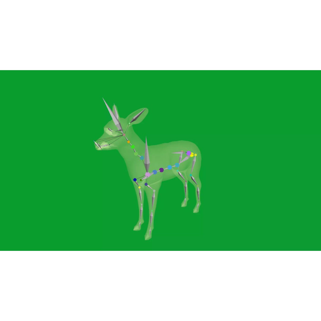 European Roe Deer 3D Model – Low Poly Game Ready Asset, FBX - View 14