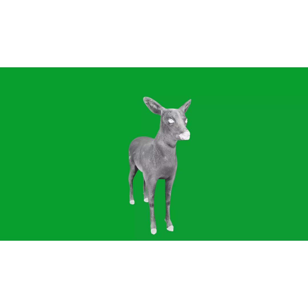 European Roe Deer 3D Model – Low Poly Game Ready Asset, FBX - View 17