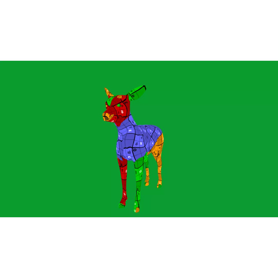 European Roe Deer 3D Model – Low Poly Game Ready Asset, FBX - View 25