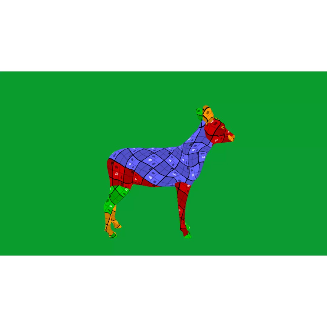 European Roe Deer 3D Model – Low Poly Game Ready Asset, FBX - View 27
