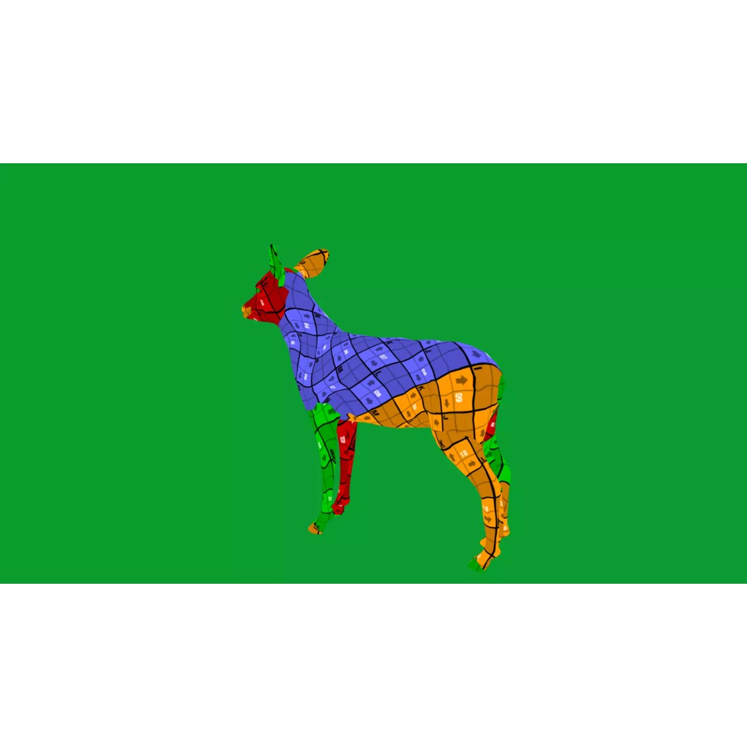European Roe Deer 3D Model – Low Poly Game Ready Asset, FBX - View 30