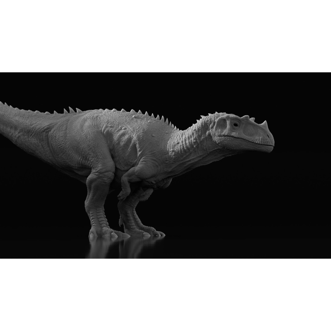 Ceratosaurus 3D Model – Rigged Dinosaur for Animation, FBX - View 18