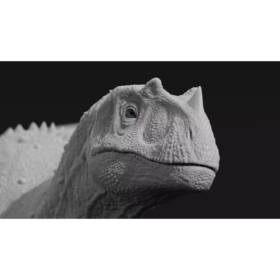 Ceratosaurus 3D Model – Rigged Dinosaur for Animation, FBX - View 20