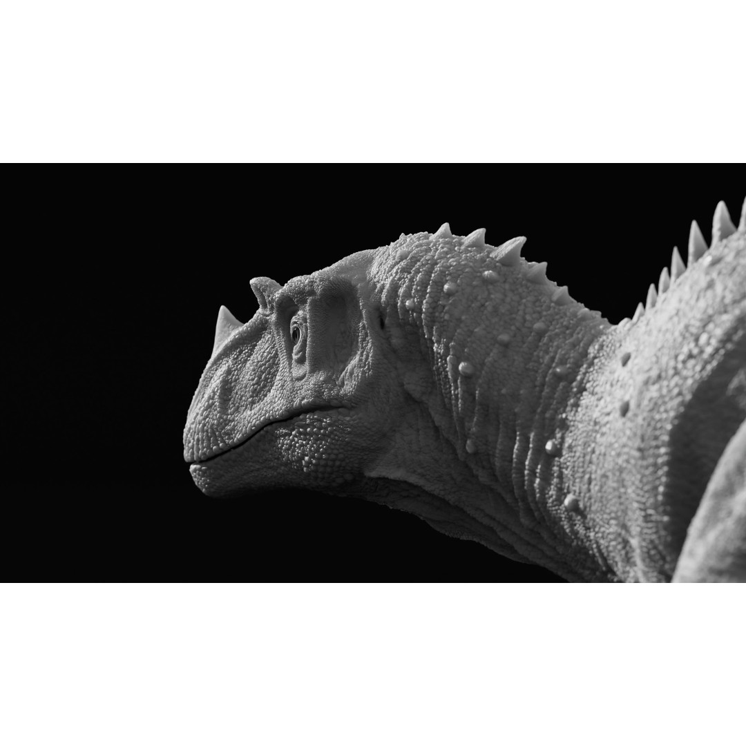 Ceratosaurus 3D Model – Rigged Dinosaur for Animation, FBX - View 22