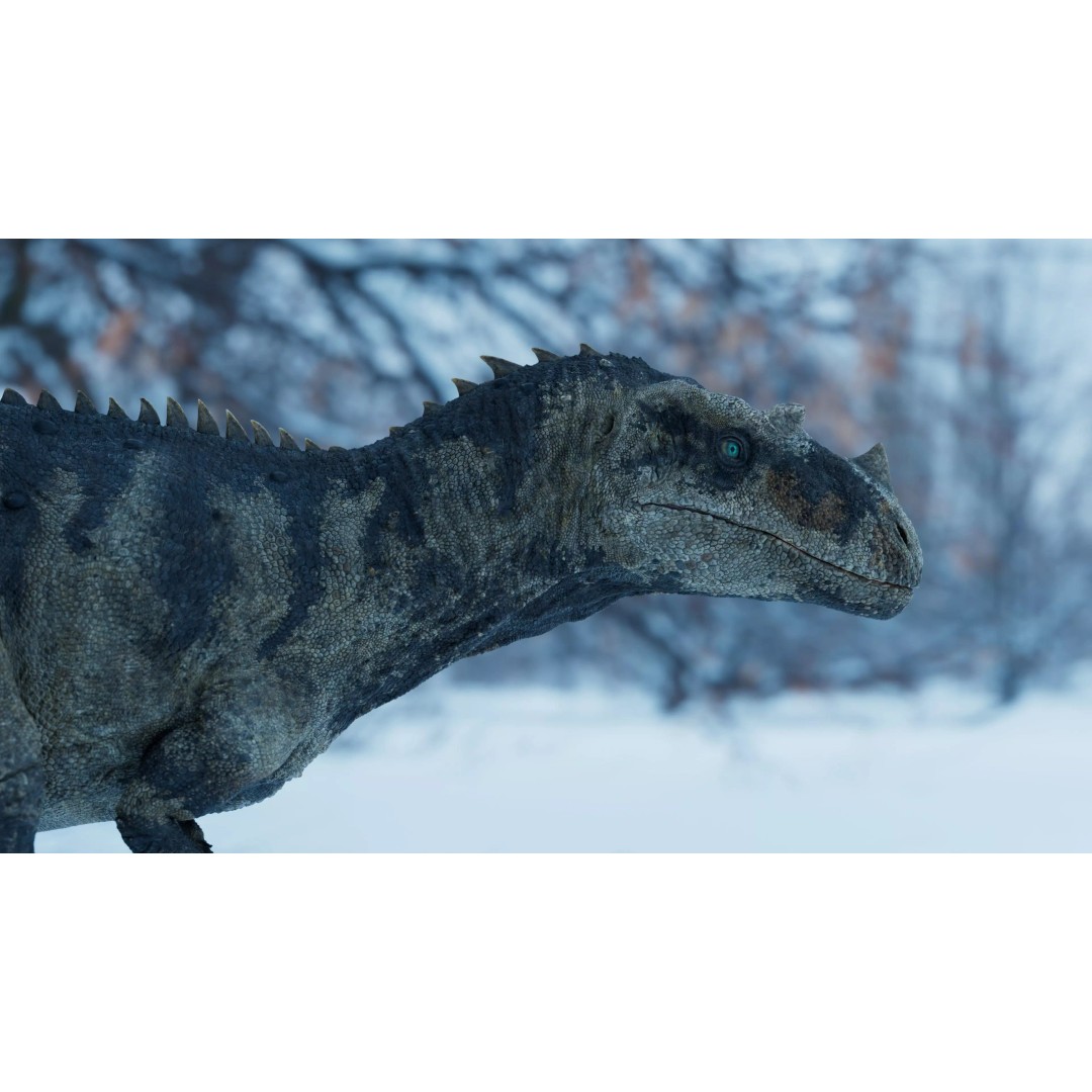 Ceratosaurus 3D Model – Rigged Dinosaur for Animation, FBX - View 29