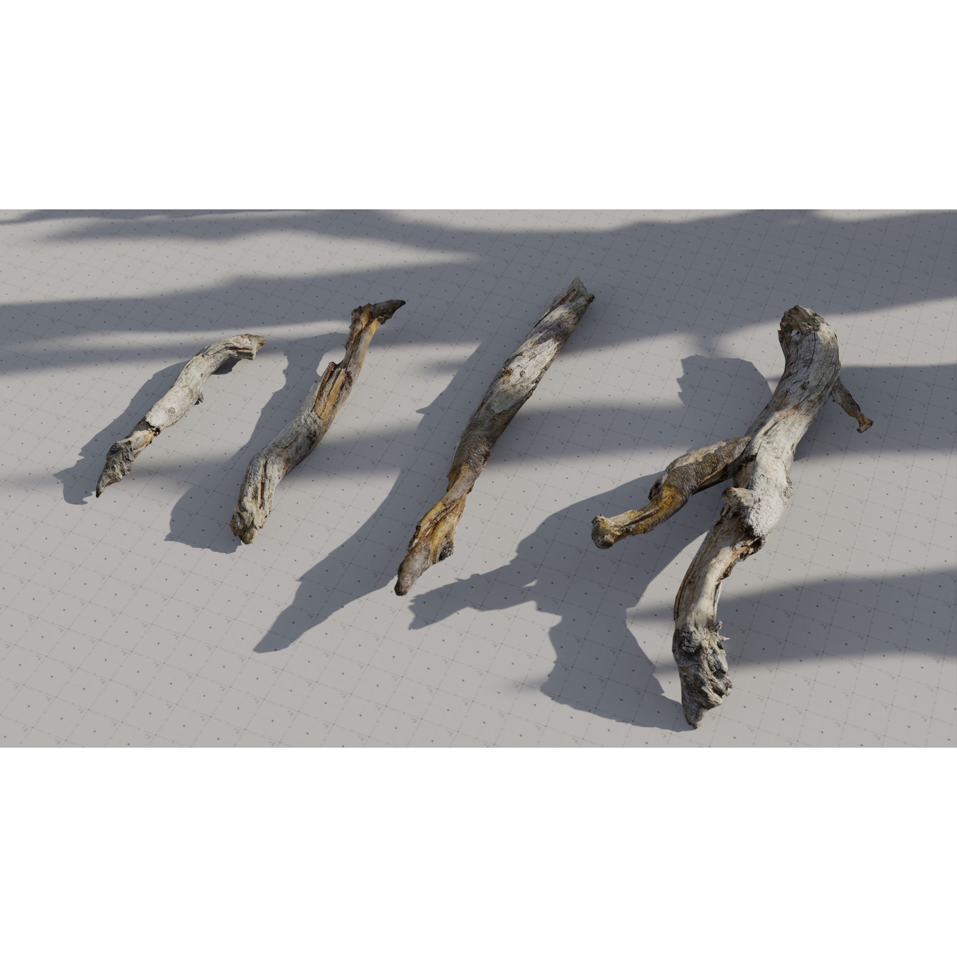 Moss Biome Ground Scatter - Low-Poly Game-Ready 3D Model - View 20