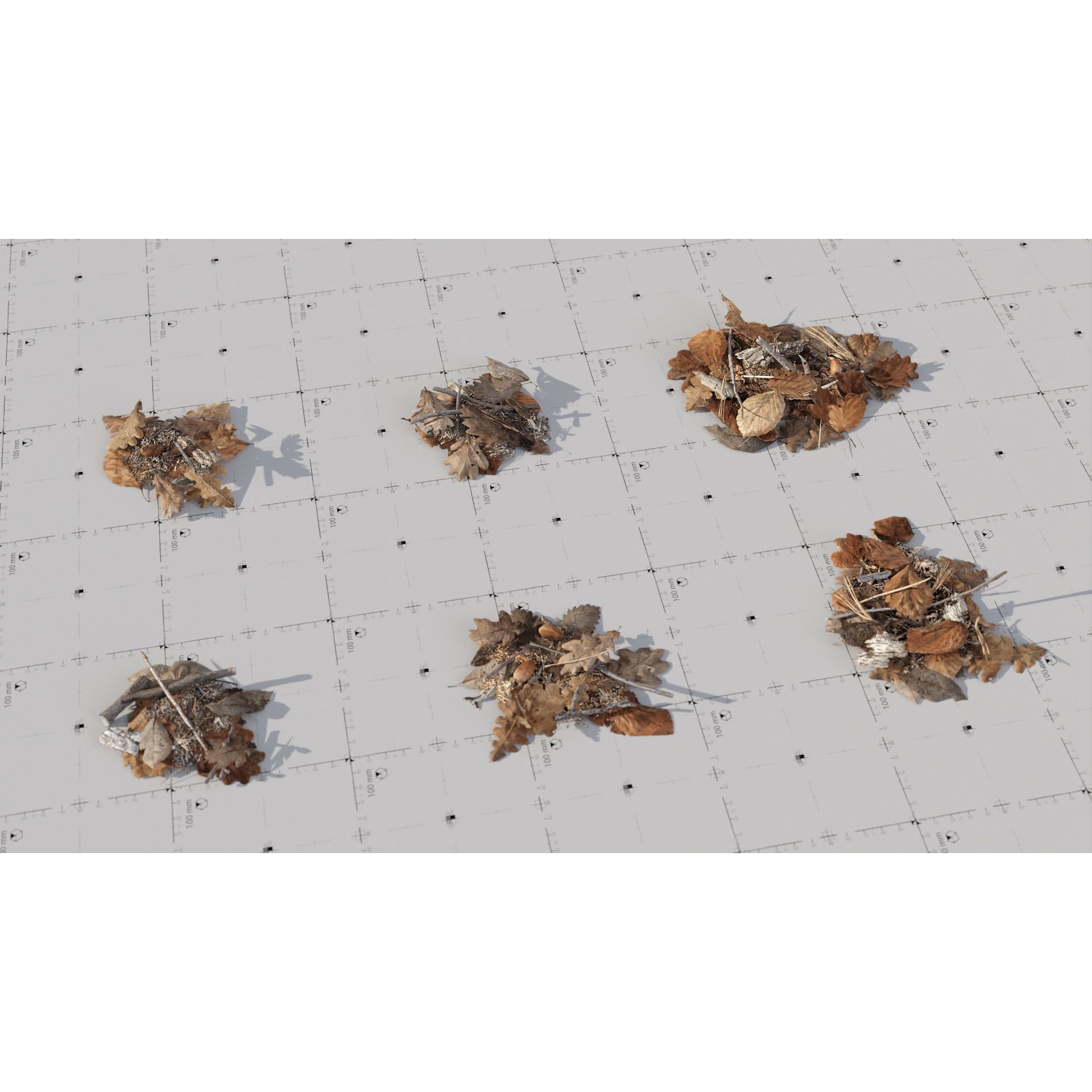 Moss Biome Ground Scatter - Low-Poly Game-Ready 3D Model - View 25