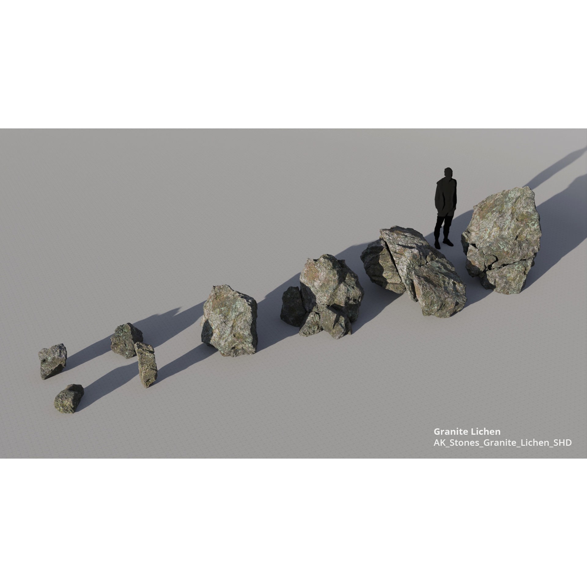 Moss Biome Ground Scatter - Low-Poly Game-Ready 3D Model - View 32