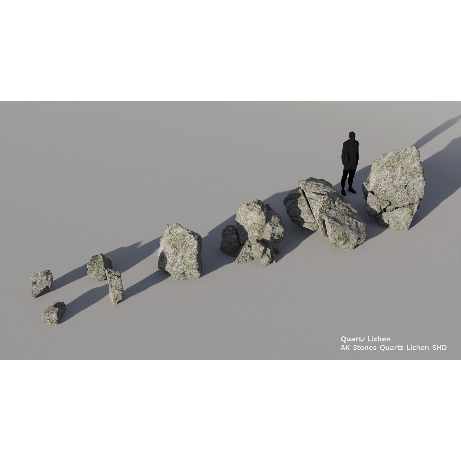 Moss Biome Ground Scatter - Low-Poly Game-Ready 3D Model - View 34