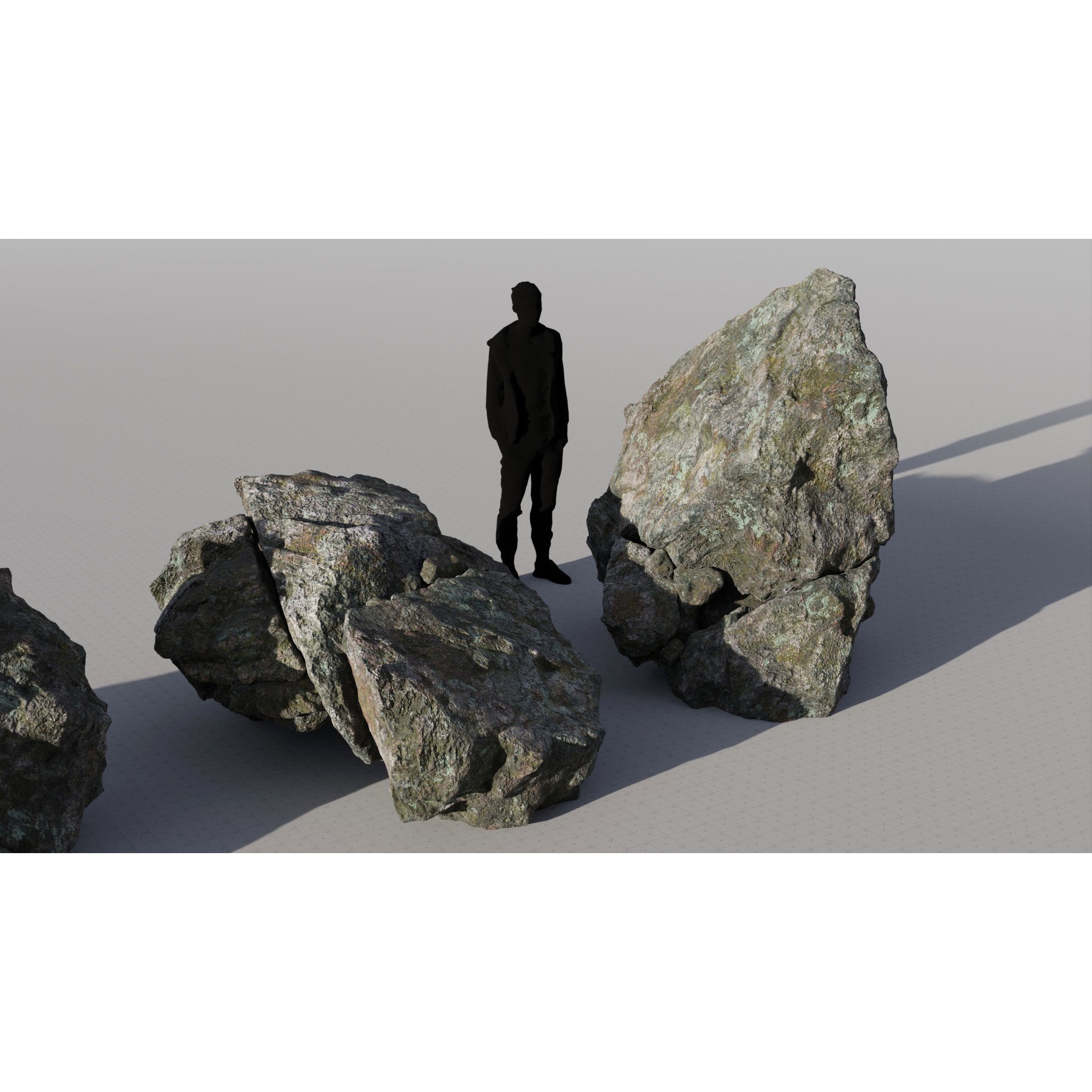 Moss Biome Ground Scatter - Low-Poly Game-Ready 3D Model - View 35