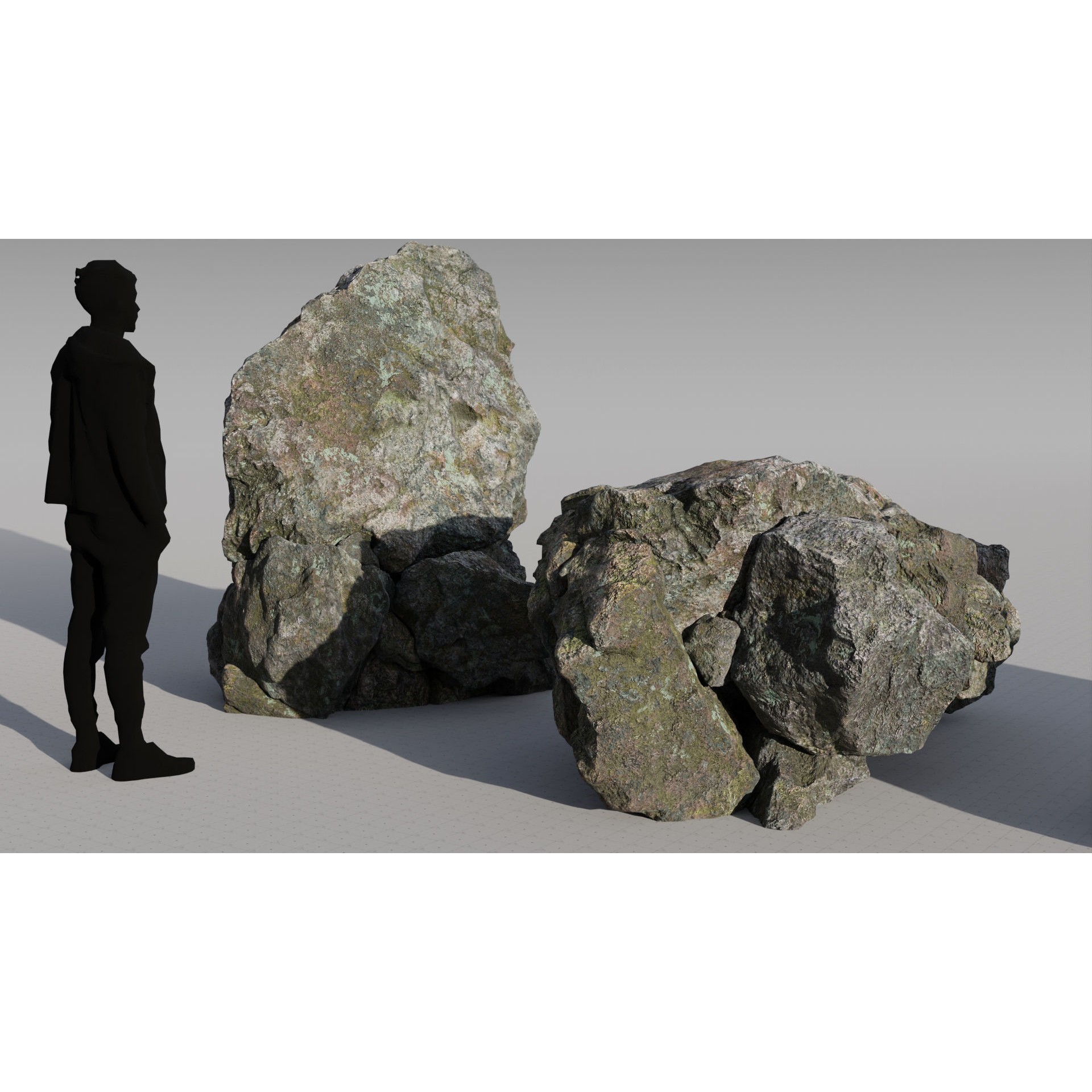 Moss Biome Ground Scatter - Low-Poly Game-Ready 3D Model - View 39