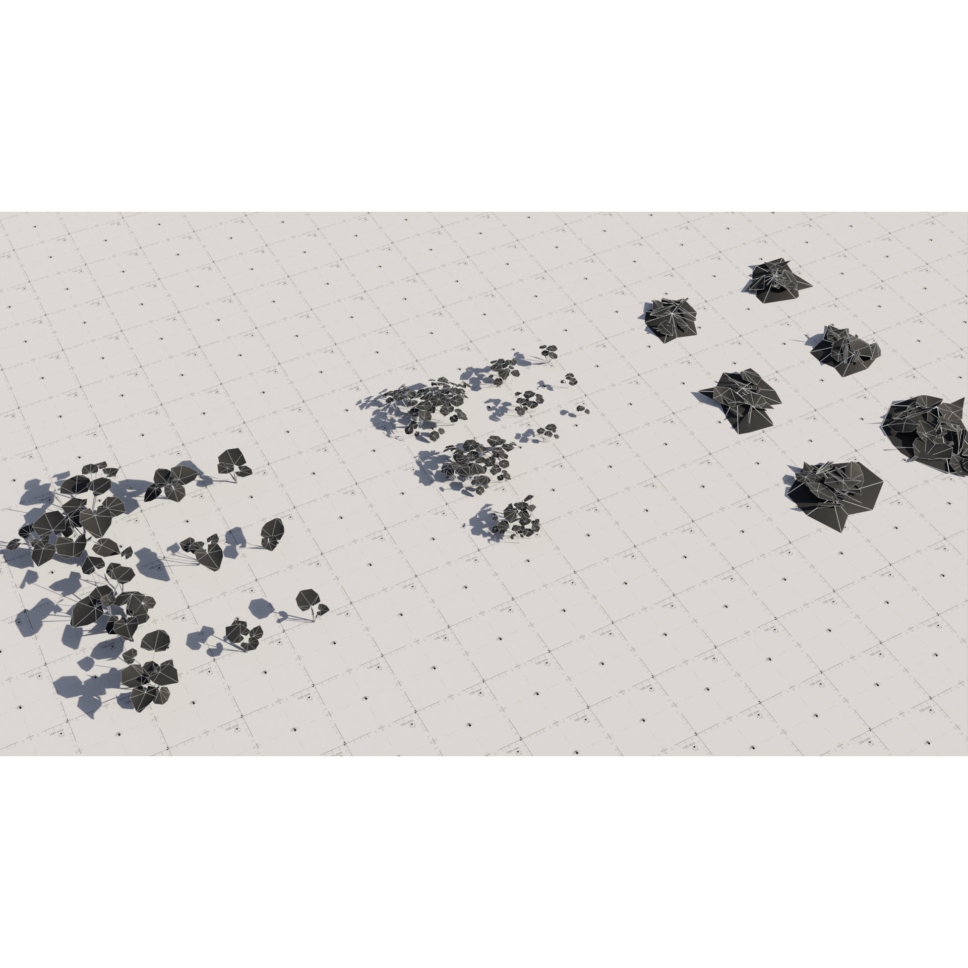 Moss Biome Ground Scatter - Low-Poly Game-Ready 3D Model - View 46