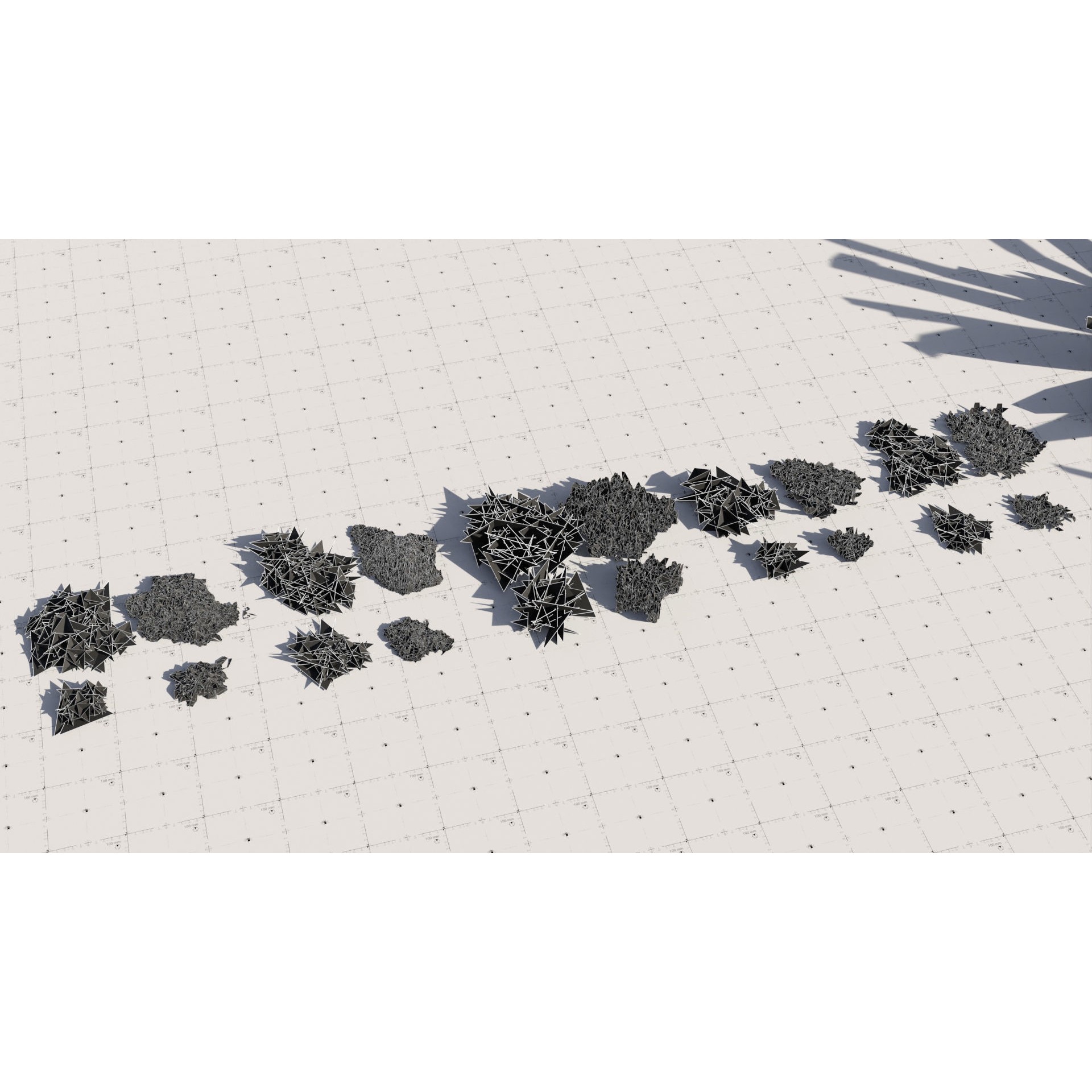 Moss Biome Ground Scatter - Low-Poly Game-Ready 3D Model - View 47