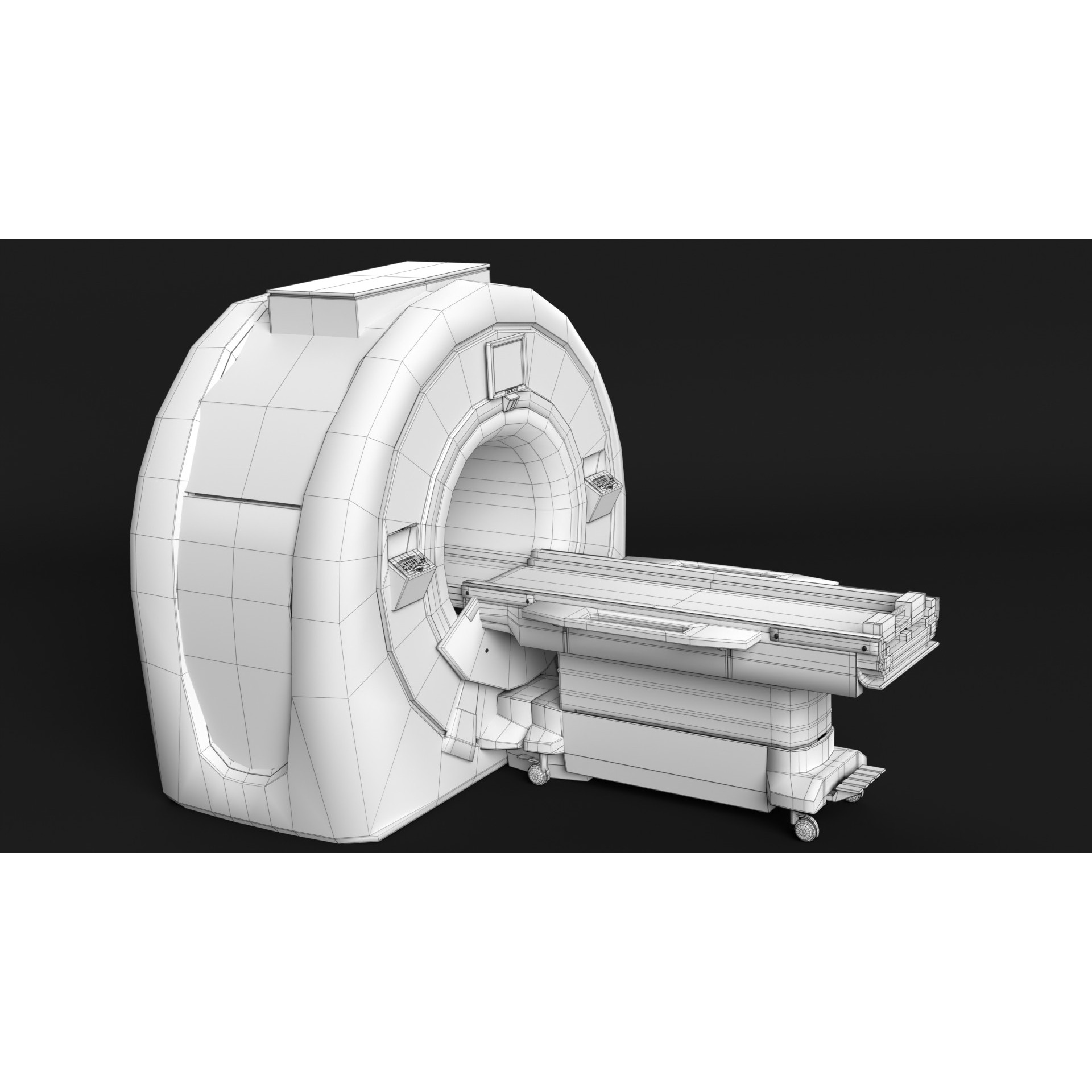 MRI Machine - High-Quality Game-Ready 3D Model - View 13