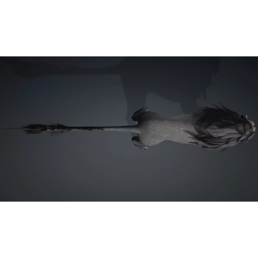 Heavenly Might Lion 3D Model – Rigged PBR Animal Asset for Animation - View 14