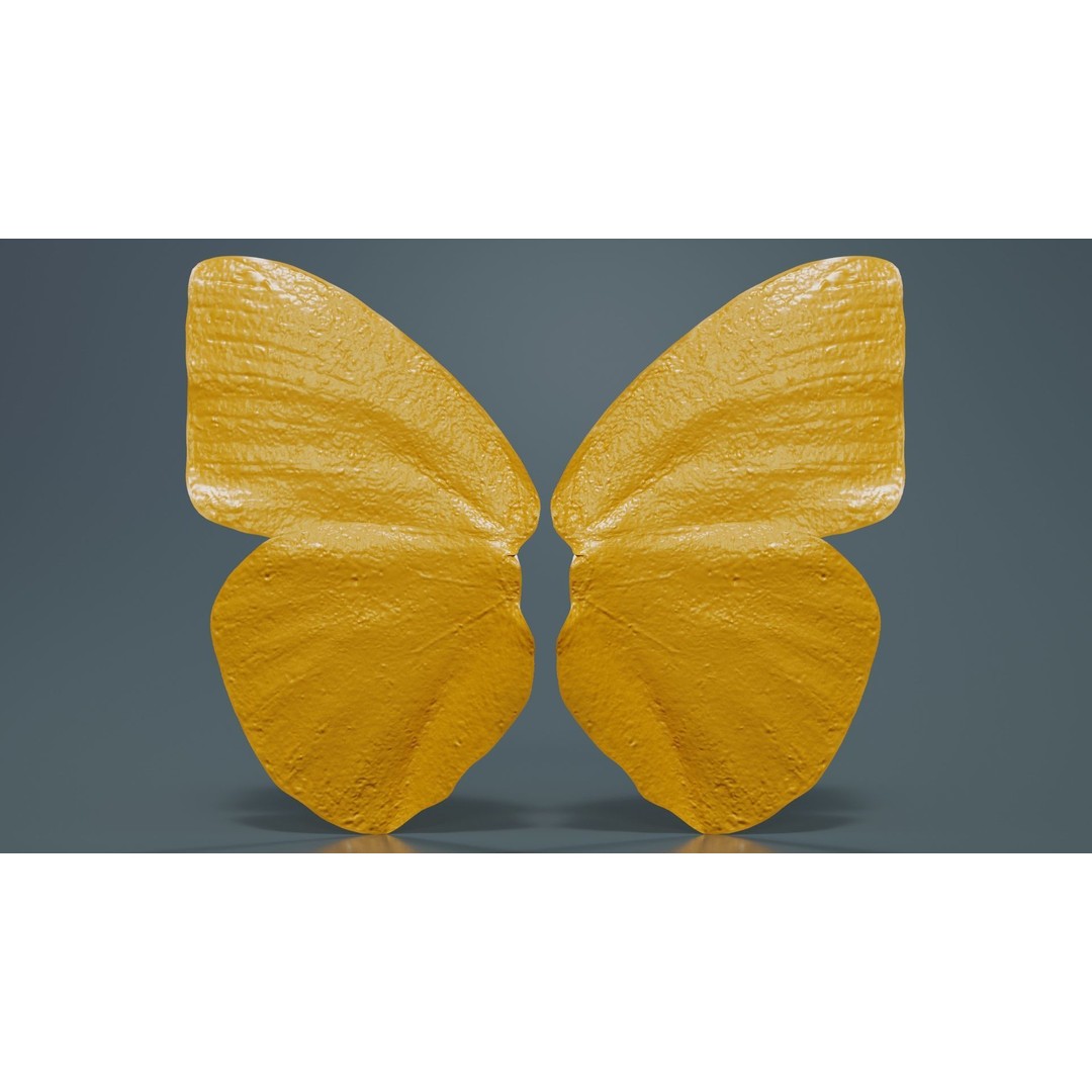 Common Emigrant 3D Model – Low Poly Insect with PBR Textures, FBX - View 15