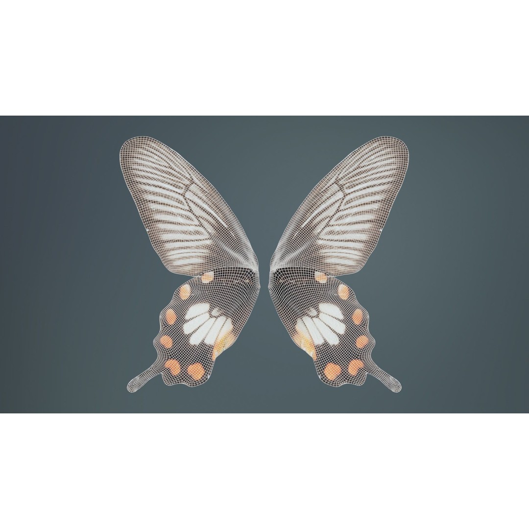 Common Rose 3D Model – Low Poly Insect with PBR Textures, FBX - View 11