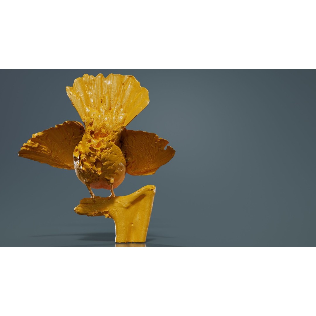 Tragopan Horned Pheasant 3D Model – Low Poly Game Asset, FBX, Blender - View 15