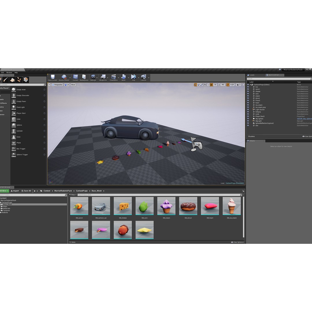 Warrior Rodents Pack 3D Model – Low Poly Game Characters, FBX - View 15