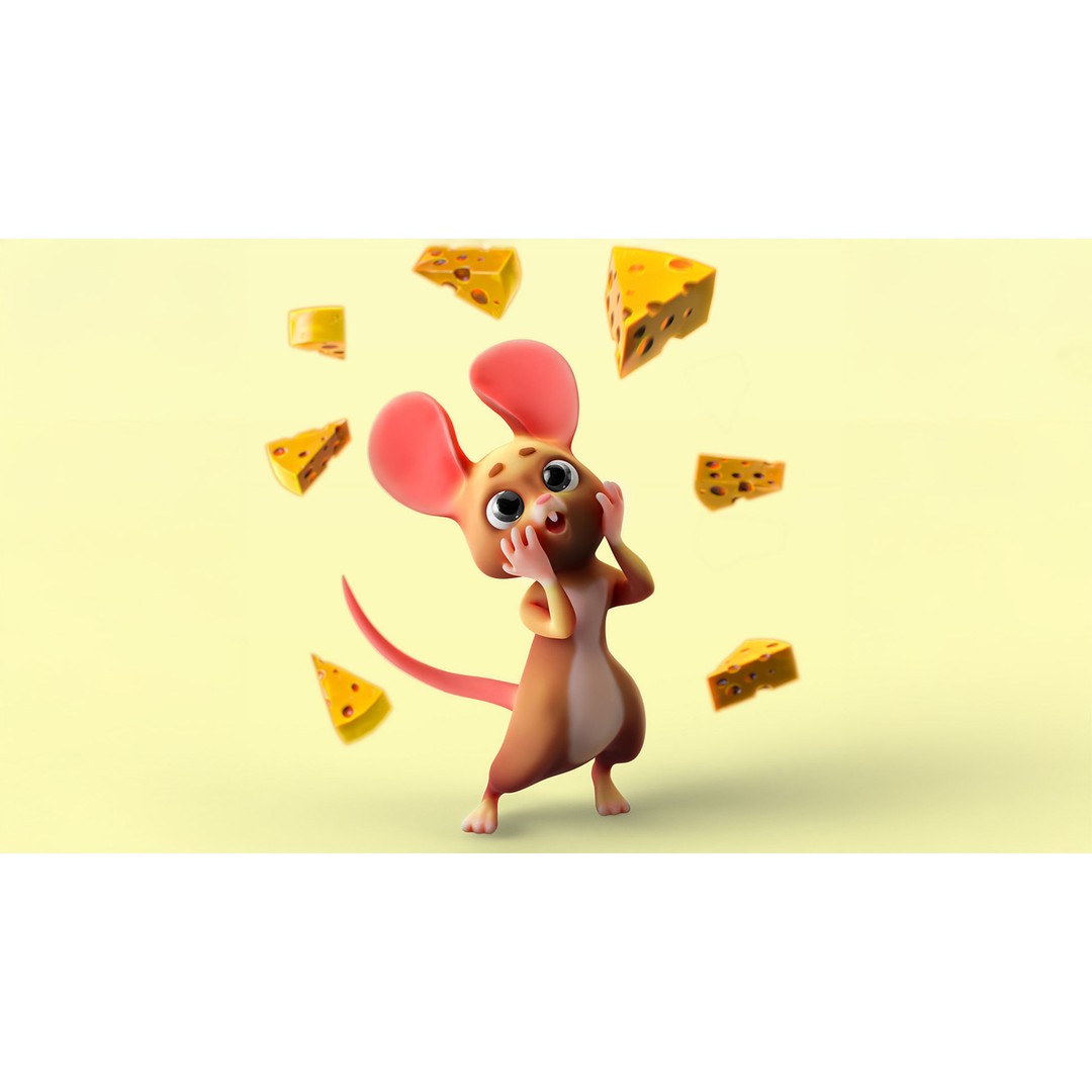 Warrior Rodents Pack 3D Model – Low Poly Game Characters, FBX - View 3