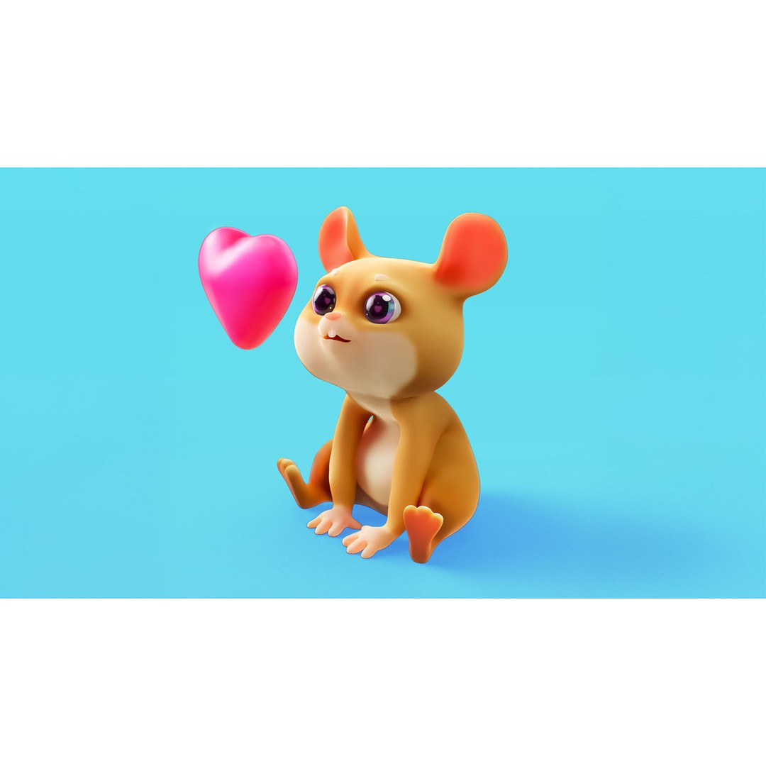 Warrior Rodents Pack 3D Model – Low Poly Game Characters, FBX - View 4