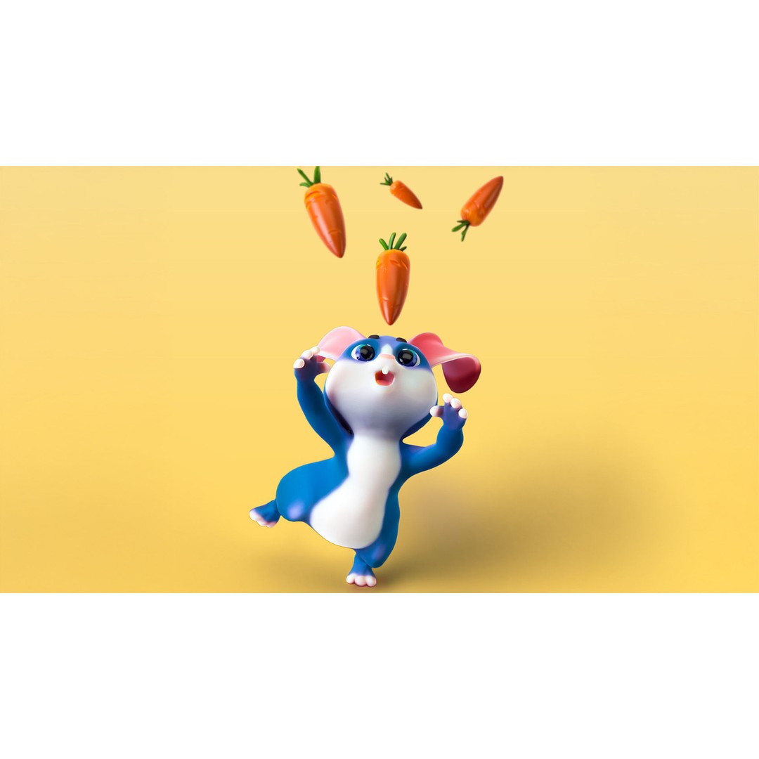 Warrior Rodents Pack 3D Model – Low Poly Game Characters, FBX - View 5