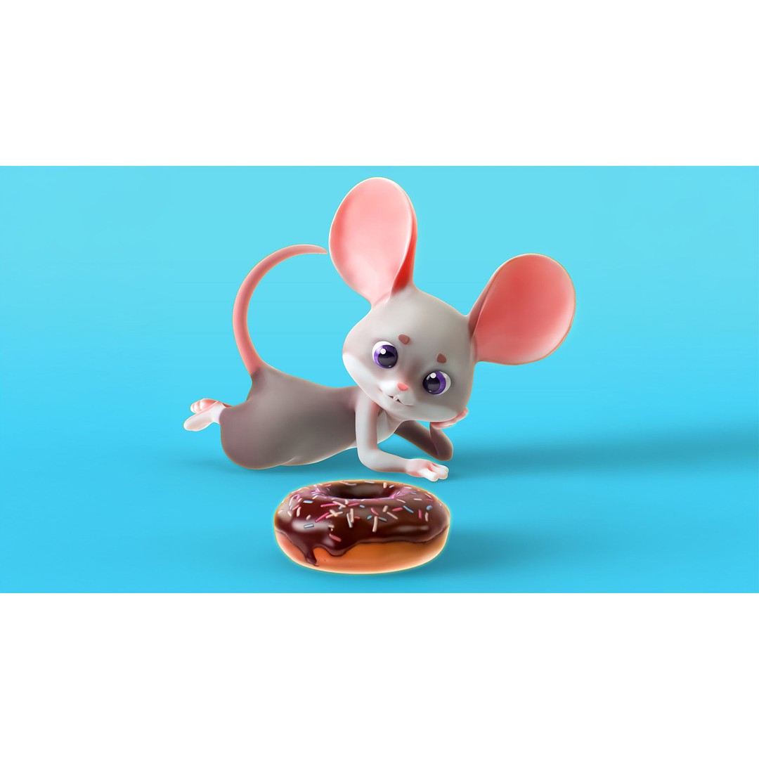 Warrior Rodents Pack 3D Model – Low Poly Game Characters, FBX - View 6