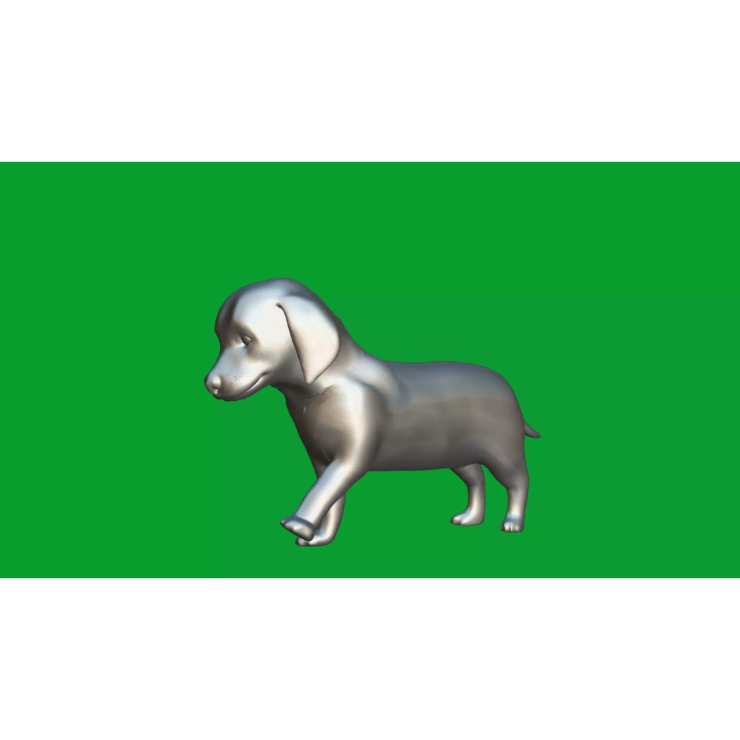 Dachshund Puppy Dog 3D Model – Low Poly Game Ready Asset, FBX - View 33