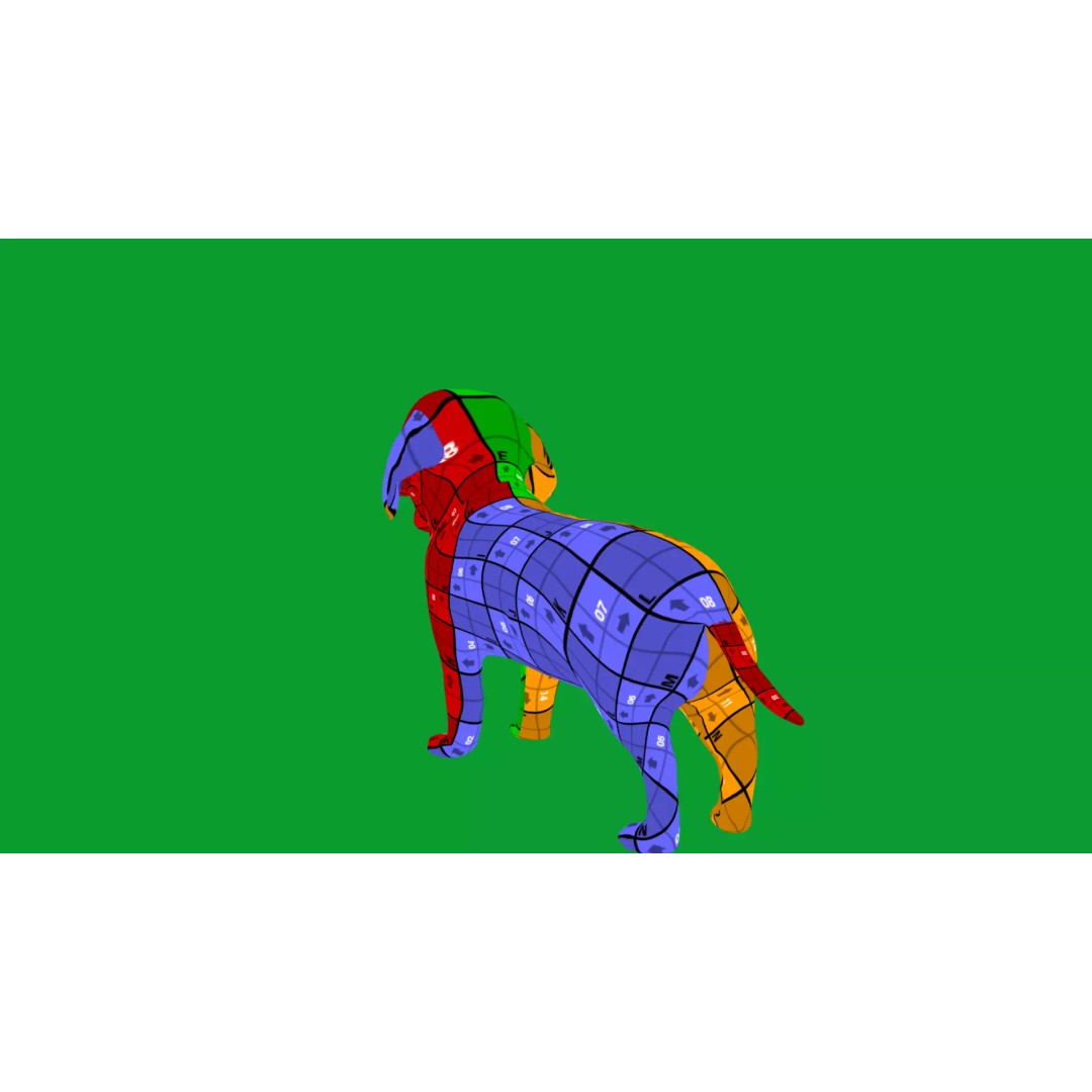 Dachshund Puppy Dog 3D Model – Low Poly Game Ready Asset, FBX - View 34