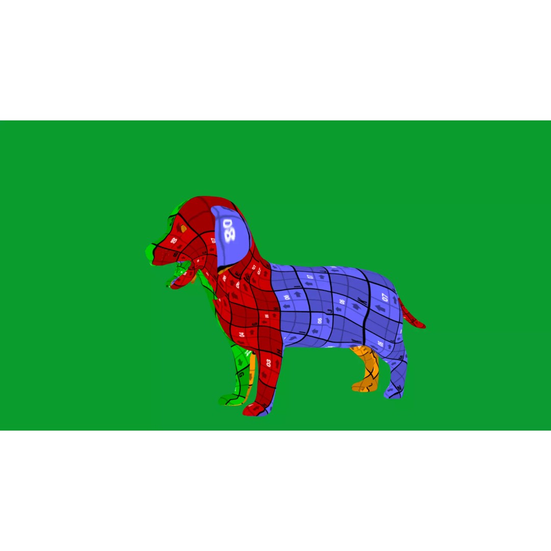Dachshund Puppy Dog 3D Model – Low Poly Game Ready Asset, FBX - View 36