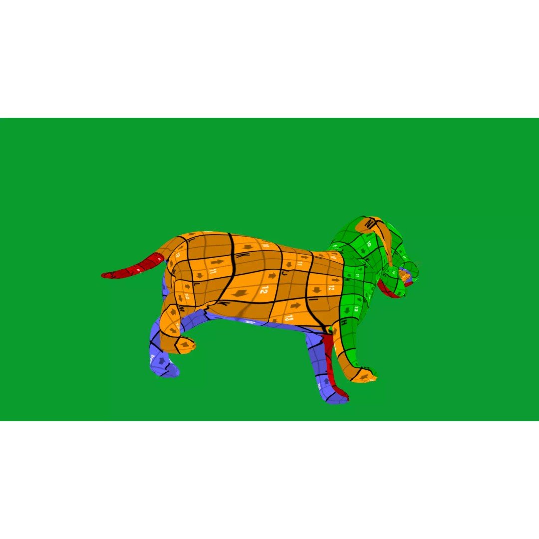 Dachshund Puppy Dog 3D Model – Low Poly Game Ready Asset, FBX - View 37